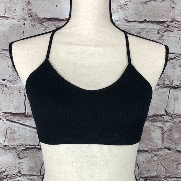 NEW Pullover Illusion Tattoo Black Bralette - Picture 7 of 8